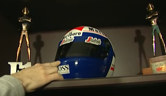 Le casque de Champion de Monde d'Alain Prost 