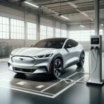 Le Ford Mach E blanc : Un virage électrique élégant et performant