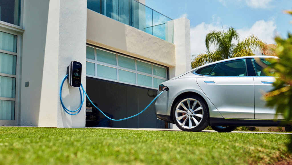 Installation de borne de recharge