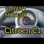 Comprendre les voyants et défauts moteur de la Citroën C1 : ce qu’il faut savoir