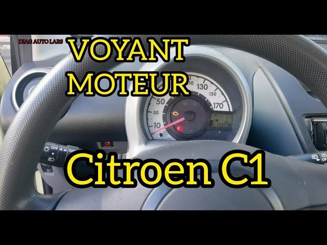 Comprendre les voyants et défauts moteur de la Citroën C1 : ce qu’il faut savoir