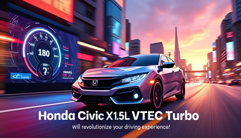 plongez dans l'univers innovant de la honda civic x 1.5l vtec turbo ! découvrez ses performances exceptionnelles, son design moderne et ses technologies avancées qui transforment chaque voyage en une expérience de conduite inoubliable. ne manquez pas l'opportunité de révolutionner votre conduite !