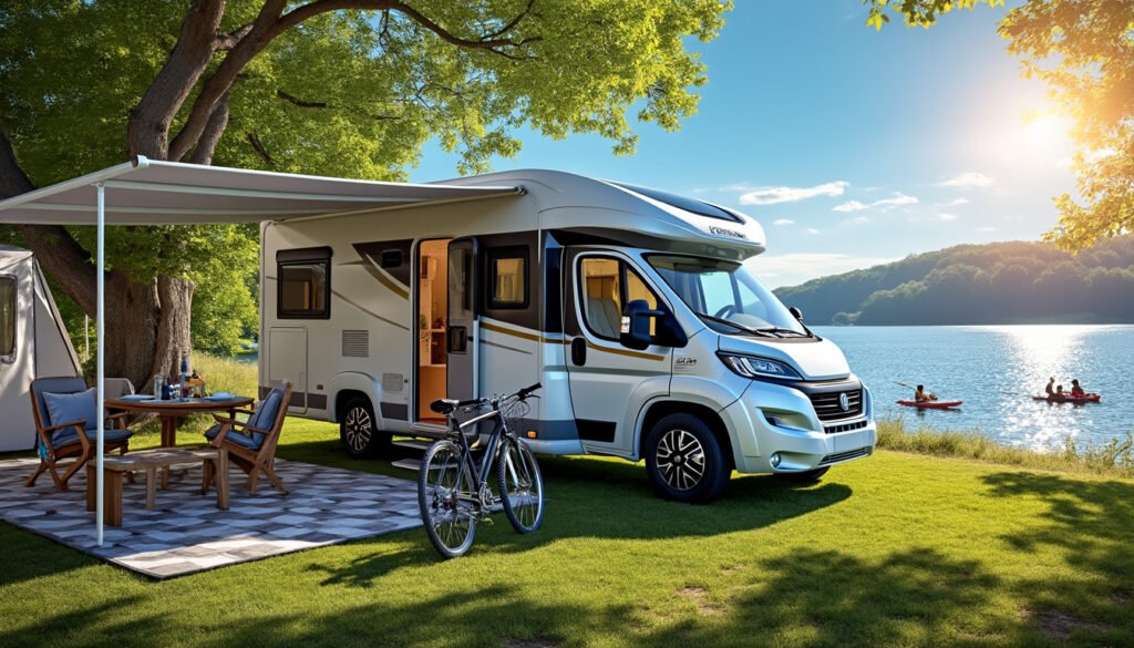 découvrez le eura mobil profila rs 720 eb fiat 2.3l multijet, le camping-car qui transformera vos vacances en une expérience inoubliable. avec son design moderne, son confort exceptionnel et sa technologie avancée, partez à l'aventure avec style et sérénité.