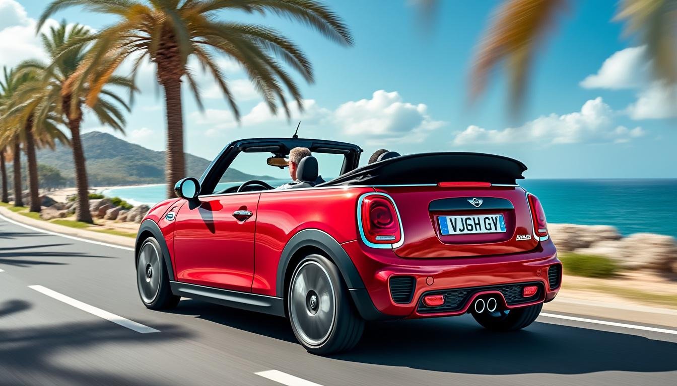 découvrez le mini cooper s cabriolet, le modèle idéal pour profiter d'une expérience de conduite en plein air à un prix abordable. alliez style, performance et plaisir de conduire grâce à ce cabriolet emblématique. embarquez pour des aventures inoubliables au volant d'une voiture qui allie élégance et dynamisme.