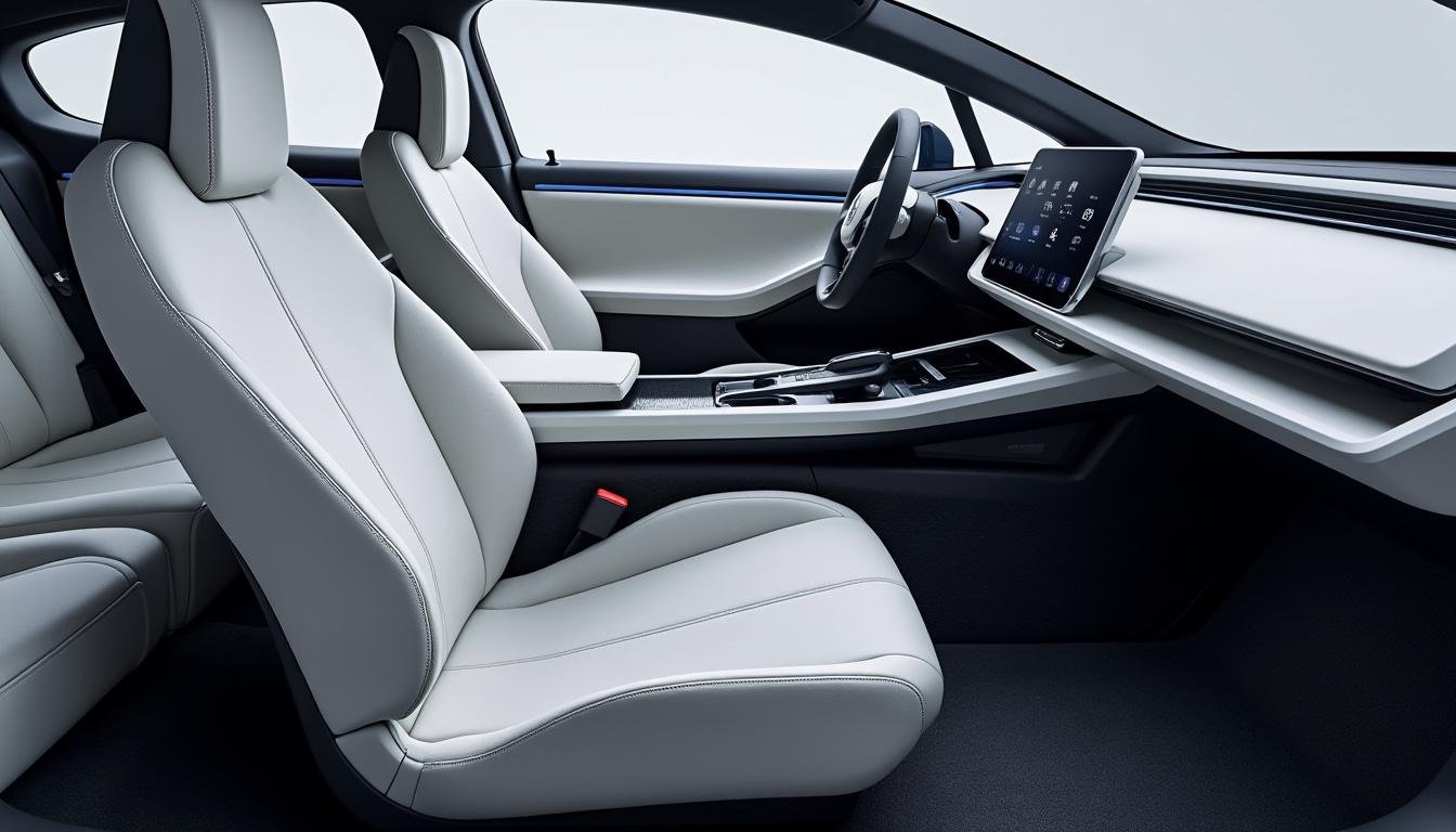 explorez l'intérieur spacieux et le coffre pratique de la nissan leaf nouvelle génération. découvrez son design moderne, son confort optimal et ses fonctionnalités innovantes qui rendent chaque trajet agréable et fonctionnel.