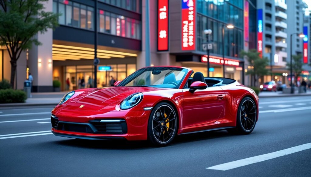 découvrez la porsche 911 gts cabriolet t-hybrid 70 spirit (2025), une icône intemporelle alliant performance et élégance. avec son design audacieux et sa technologie hybride avancée, cette voiture emblématique continue de captiver les passionnés d'automobile. plongez dans l'univers de l'excellence allemande et faites l'expérience d'une conduite inégalée.