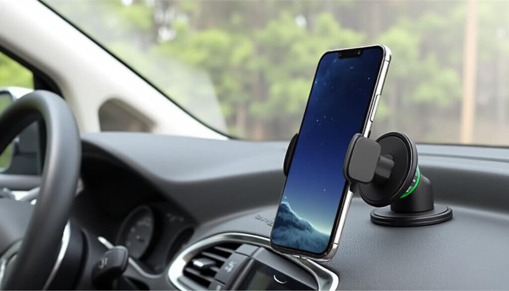 Support magnétique téléphone