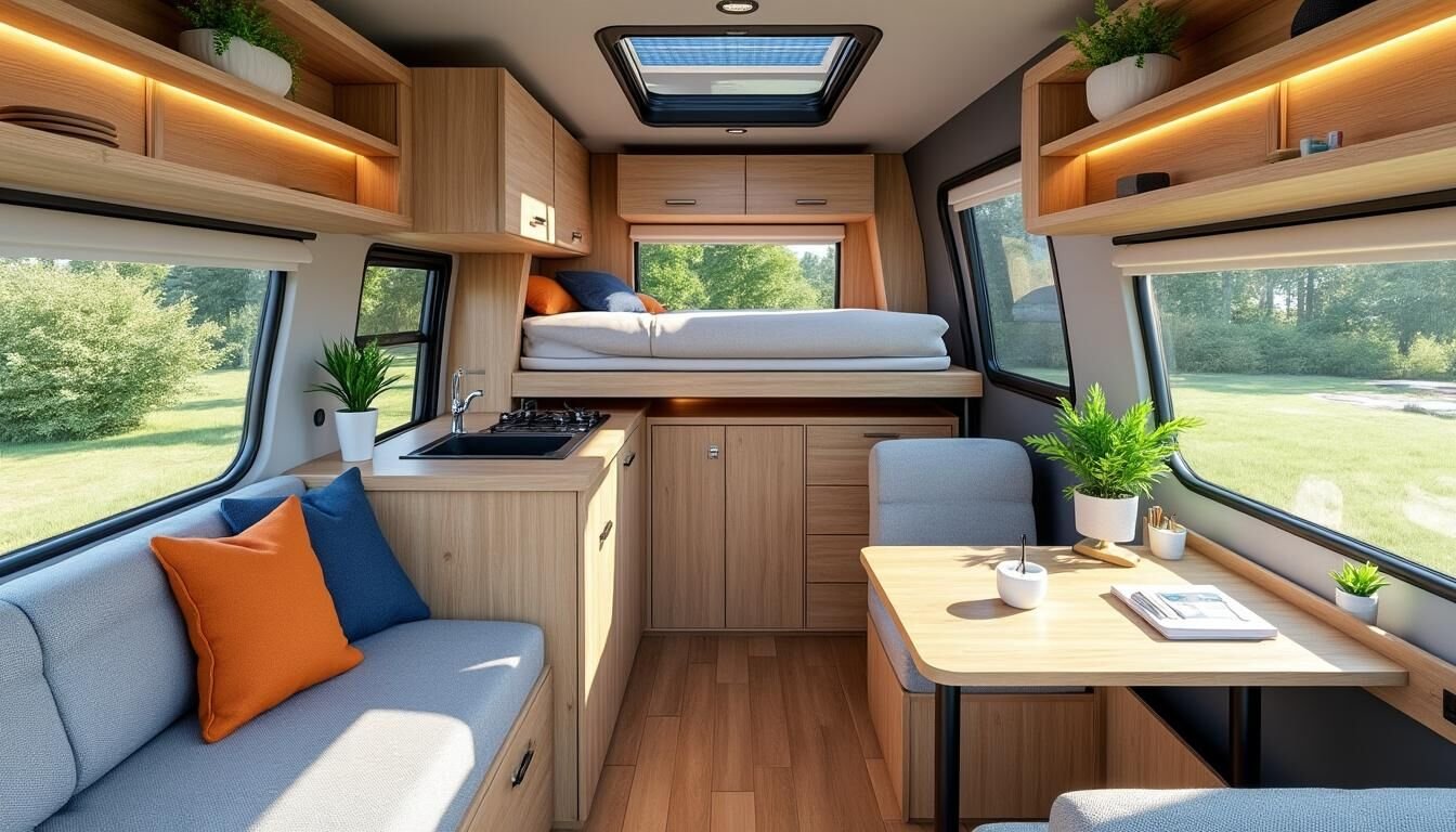 Découvrez 8 idées astucieuses pour transformer votre fourgon L2H2 en un espace de vie fonctionnel et confortable. Que ce soit pour des voyages ou une utilisation quotidienne, ces conseils pratiques vous aideront à optimiser votre aménagement. Laissez libre cours à votre créativité et personnalisez votre fourgon selon vos besoins!