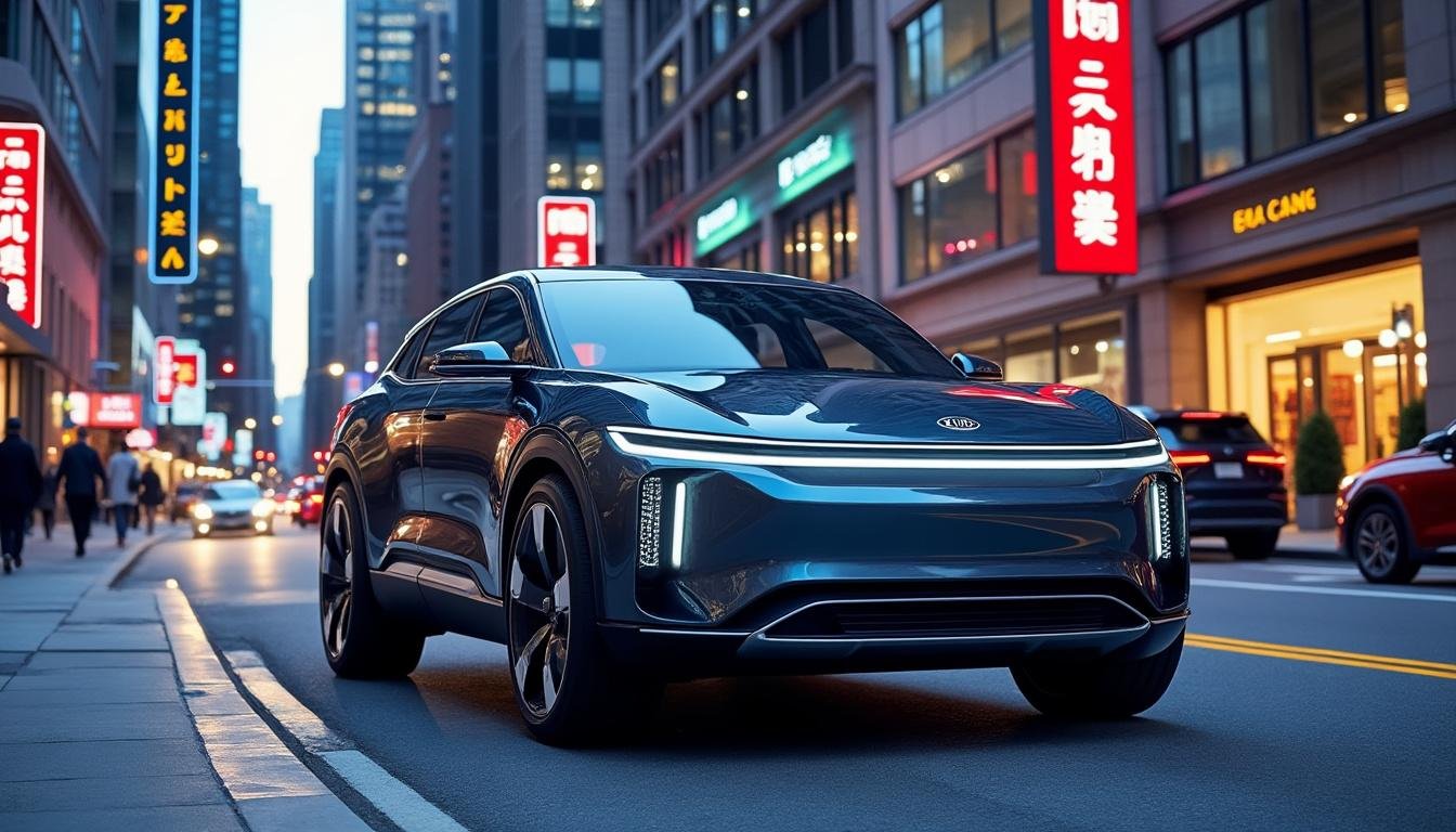 découvrez le kia ev5 (2025), un suv électrique innovant conçu pour répondre aux attentes des conducteurs modernes. avec un design élégant, des technologies avancées et une autonomie impressionnante, le kia ev5 s'affirme comme la solution idéale pour allier confort et performance sur la route.