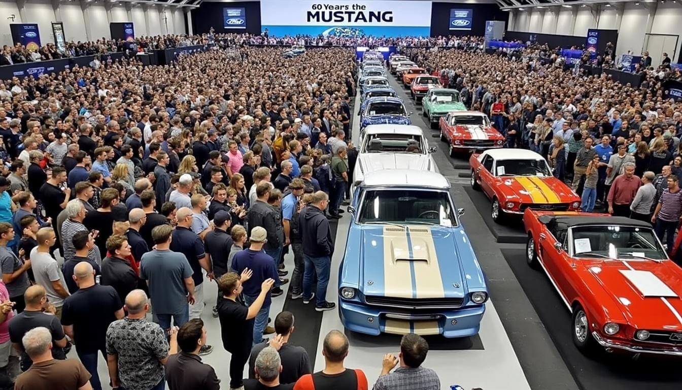 découvrez la célébration emblématique des 60 ans de la ford mustang à autoworld. plongez dans l'univers fascinant de cette légende automobile, avec des expositions, des anecdotes et des rencontres uniques qui raviront les passionnés et les curieux.