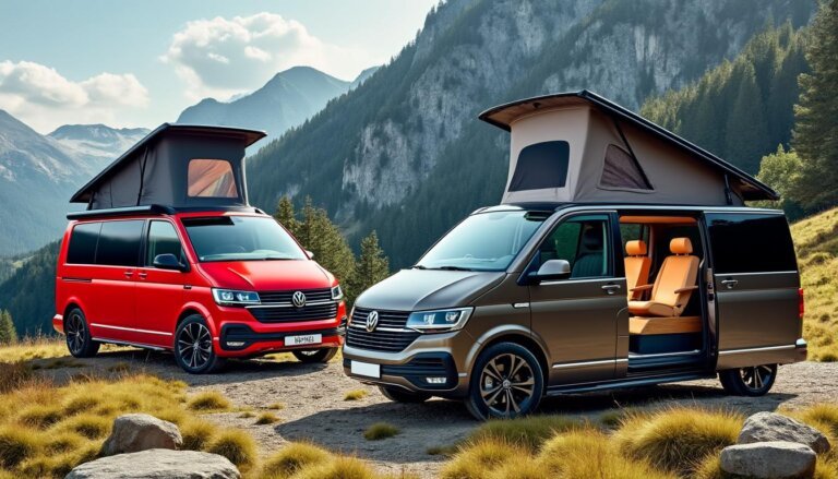 découvrez les nouvelles versions hybrides rechargeables 4x4 du volkswagen multivan et du california, alliant performance, confort et respect de l'environnement. idéales pour les aventuriers modernes, ces vans innovants offrent une conduite éco-responsable sans renoncer au style et à la polyvalence. transformez vos trajets en expérience durable.