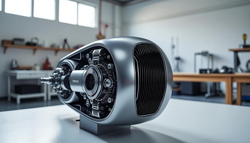 découvrez le moteur électrique révolutionnaire de yasa, offrant une puissance incroyable de 738 ch tout en ne pesant que 13 kg. une avancée technologique qui redéfinit les standards de performance et d'efficacité dans le monde automobile.