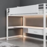 Gagnez en Surface et en Style : Le Lit-Mezzanine Superposé pour Mini-Logements