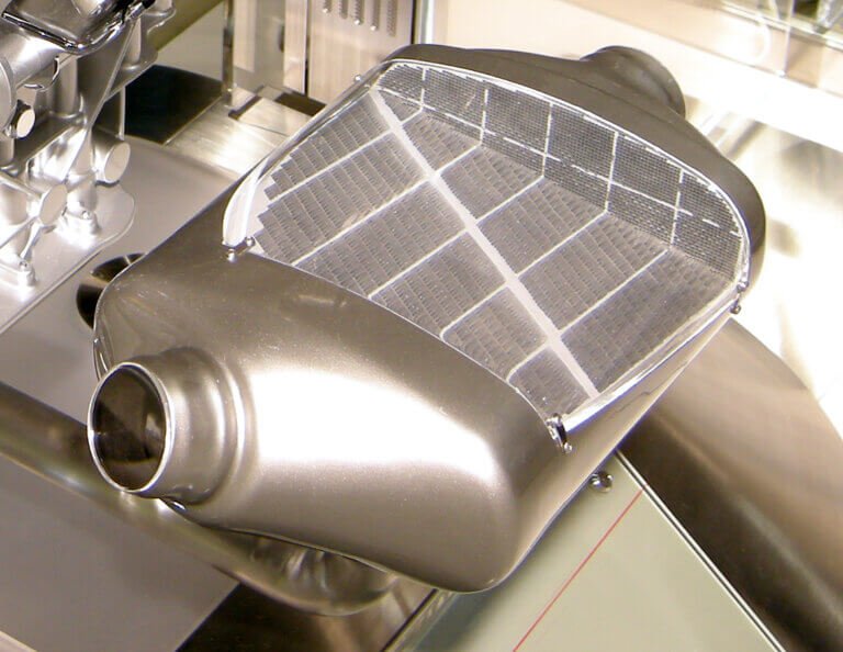 Filtre à particules en coupe